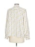 Ann Taylor 100% Polyester Ivory Long Sleeve Blouse Size L - photo 2