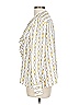 Ann Taylor 100% Polyester Ivory Long Sleeve Blouse Size L - photo 5