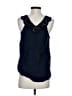 BCBGMAXAZRIA Blue Black Sleeveless Blouse Size XS - photo 2