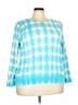 Talbots Tie-dye Multi Color Blue Pullover Sweater Size 3X - photo 1