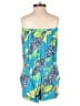 Lilly Pulitzer 100% Rayon Tropical Blue Romper Size XS - photo 2