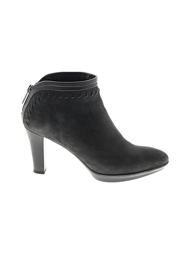 Pre-owned Aquatalia Ankle Boots In Gray