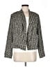 Feathers 100% Polyester Print Ivory Blazer Size M - photo 1