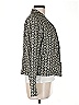 Feathers 100% Polyester Print Ivory Blazer Size M - photo 4