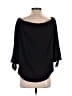 Chico's 100% Polyester Black 3/4 Sleeve Blouse Size Sm (0) - photo 2