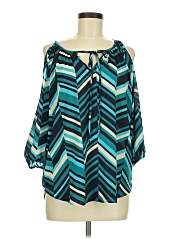 Francesca's 3/4 Sleeve Blouse (view 1)