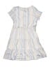 THREE PINK HEARTS Stripes White Dress Size L (kids) - photo 2