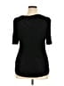 H&M 100% Viscose Black Short Sleeve Top Size XL - photo 2