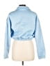 Unbranded 100% Polyester Blue Zip Up Hoodie Size L - photo 2