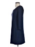 Max Studio Solid Blue Casual Dress Size S - photo 5