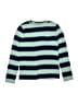 Lands' End Stripes Blue Pullover Sweater Size 10 - 12 - photo 1