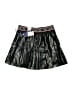 Limited Too 100% Polyester Metallic Black Skort Size 16 - 18 - photo 2