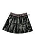 Limited Too 100% Polyester Metallic Black Skort Size 16 - 18 - photo 1