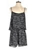 Glam Doll Checkered-gingham Black Romper Size S - photo 1