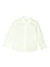 Unbranded Solid Ivory Long Sleeve Button-Down Shirt Size 5 - photo 1
