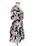 Tanya Taylor 100% Polyester Floral Blue Cocktail Dress Size 6 - photo 4