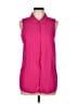 Splendid 100% Rayon Pink Sleeveless Button-Down Shirt Size L - photo 1