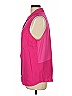 Splendid 100% Rayon Pink Sleeveless Button-Down Shirt Size L - photo 5
