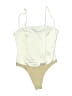 Danielle Bernstein Ivory White Bodysuit Size 8 - photo 1