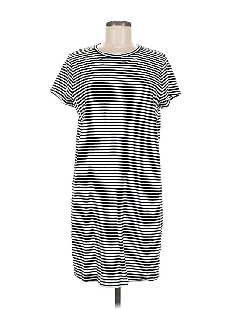 Pre-owned Time And Tru Casual Dress In Black