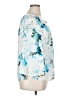 Sioni Blue White 3/4 Sleeve Blouse Size XL (estimated) - photo 4