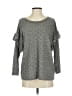 Current/Elliott Polka Dots Gray Pullover Sweater Size Sm (1) - photo 1