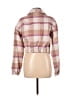 Common Stitch 100% Polyester Plaid Pink Jacket Size L - photo 2