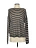 Mystree Stripes Gray Pullover Sweater Size S - photo 1