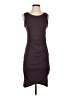 Leith Solid Burgundy Casual Dress Size S - photo 1