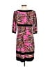 Max and Cleo Print Pink Casual Dress Size L - photo 2
