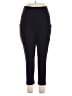 Simply Vera Vera Wang Solid Black Active Pants Size 1X - photo 1