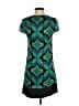 Express Graphic Teal Casual Dress Size XS - photo 2