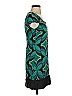 Express Graphic Teal Casual Dress Size XS - photo 4