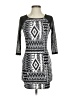 L8ter Graphic Black Casual Dress Size S - photo 1