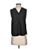 Vince Camuto 100% Polyester Polka Dots Black Sleeveless Blouse Size XXS - photo 1