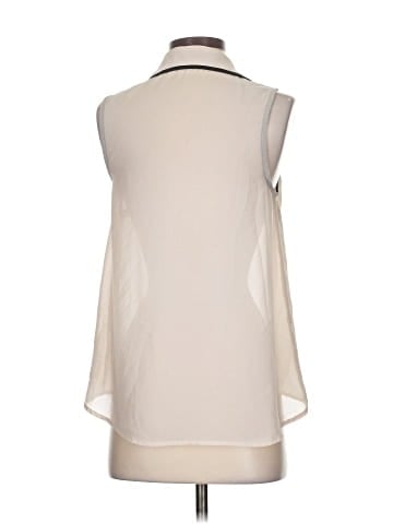Chloe K Sleeveless Button-Down Shirt (view 2)
