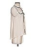 Chloe K Ivory Sleeveless Button-Down Shirt Size S - photo 4