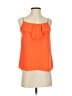 Lilly Pulitzer 100% Polyester Orange Sleeveless Blouse Size XXS - photo 1