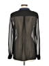 Silvian Heach 100% Polyester Black Long Sleeve Blouse Size L - photo 2