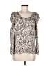 Ann Taylor 100% Polyester Ivory Long Sleeve Blouse Size 6 - photo 1