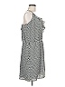 Unbranded 100% Polyester Checkered-gingham Gray White Casual Dress Size EU 34 / US 4 - photo 4
