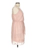 Unbranded 100% Polyester Polka Dots Pink Cocktail Dress Size M - photo 4