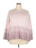 Ella Moss Stripes Pink Pullover Sweater Size XXL - photo 1