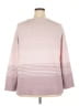 Ella Moss Stripes Pink Pullover Sweater Size XXL - photo 2