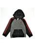 Adidas 100% Polyester Stripes Gray Zip Up Hoodie Size 5 - photo 1