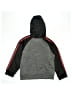 Adidas 100% Polyester Stripes Gray Zip Up Hoodie Size 5 - photo 2