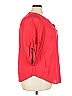 Torrid 100% Rayon Red 3/4 Sleeve Blouse Size 3X Plus (3) - photo 4