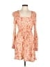 B.O.G Collective 100% Viscose Paisley Orange Casual Dress Size L - photo 1