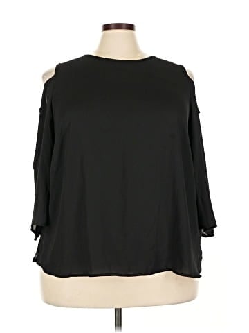 ELOQUII 3/4 Sleeve Top (view 1)