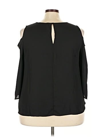 ELOQUII 3/4 Sleeve Top (view 2)